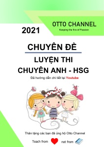 Otto Channel - Chuyên đề thi chuyên Anh - HSG