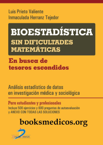 Bioestadistica sin Dificultades Matematicas 2010