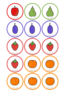 Fruit Identification Worksheet