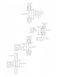 Gear & Bearing Technical Drawing