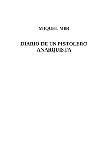 diario de un pistolero anarquista - miquel mir