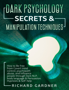 dark psychology secrets amp manipulation techniques how to be free