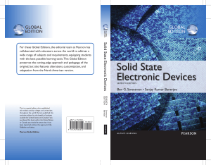 Ben Streetman, Sanjay Banerjee - Solid State Electronic Devices-Pearson (2015)