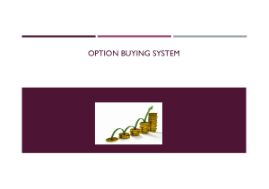 Option Buying System: Strategy & Risk Management