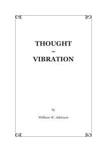 Thought Vibration (William Atkinson)