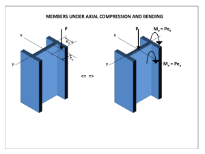 CE411 Combined axial & bending-I