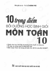 10 trong diem boi duong hoc sinh mon Toan 10