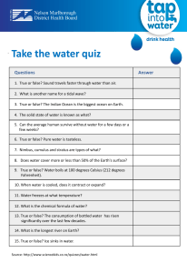 Take-the-water-quiz