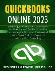 EVERYTHING QUICKBOOKS 2023 All-In-One Guide