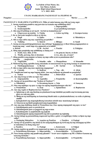 EXAM-FILIPINO-10