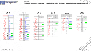 Ejercicios de estatigrafia (secciones)