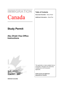 IMM5814E STUDY PERMIT AUH VISA OFFICE INSTRUCTIONS