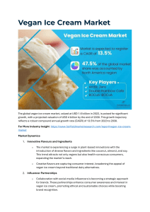 Which Segment Has the Largest Vegan Ice Cream Market Share?