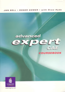 Advanced CAE Expert Coursebook