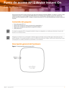 Aruba AP12 Installation Guide ES