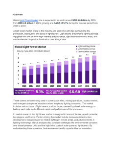 Light Tower Market Capitalizes on Portable Lighting Solutions