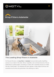 Shop Fitters Adelaide