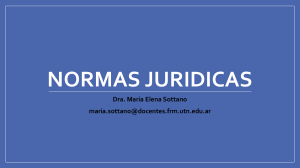 POWER POINT DE NORMA JURIDICA Dra. Sottano