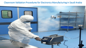 Cleanroom Validation Procedures for Electronics Manufacturing in Saudi Arabia