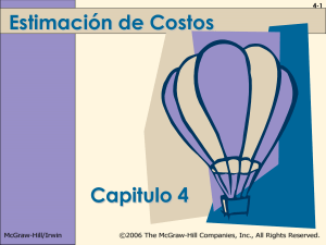 Estimación de Costos: Métodos y Análisis