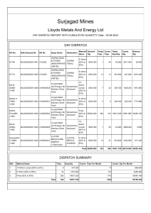 Final Dispatch Report 04-08-2024