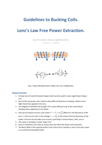 Guidelines to Bucking Coils