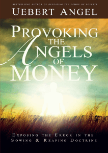 Provoking Angels of Money: Sowing & Reaping Doctrine