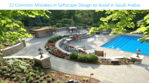 12 Common Mistakes in Softscape Design to Avoid in Saudi Arabia