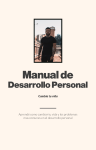 Manual desarrollo personal