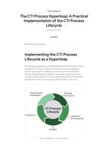 CTI Process Hyperloop: Practical Implementation