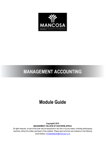 Management Accounting