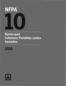 NFPA 10 (2018) - Norma para extintores portátiles (Español)