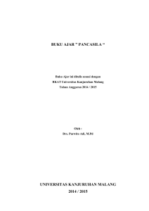 Buku Ajar Pancasila: Landasan, Nilai, dan Demokrasi