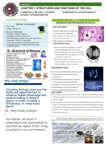 BIOLOGY-TRANSCRIPT 1ST QUARTER