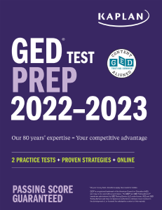 GED Test Prep Plus 2022 2023 2 Practice Tests Proven Strategies