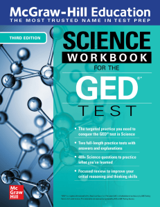 McGraw-Hill Education Science Workbook for the GED Test