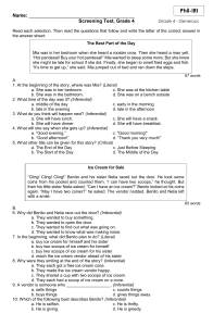 PHIL IRI Grade 4 GST English