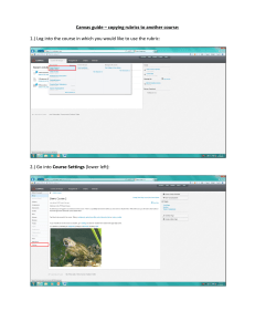 Managing Rubrics in Canvas