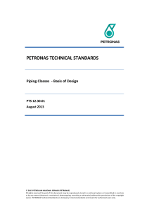 pdfcoffee.com petronas-technical-standards-piping-classes-basis-of-design-pdf-free