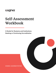 Cognia self assessment workbook