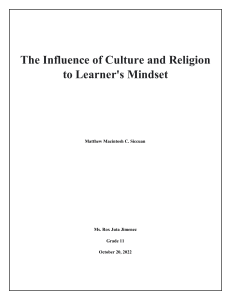 The-Influence-of-Culture-and-Religion-to-Learner