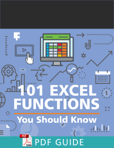 101 Excel Functions You Should Know