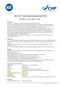 DLT-333 technical data sheet