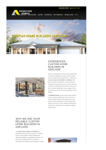 Custom Home Builders Adelaide