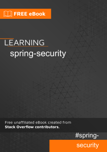 Learning Spring Security: A Free eBook