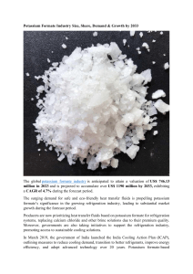 Potassium Formate Industry Size, Share, Demand & Growth by 2033