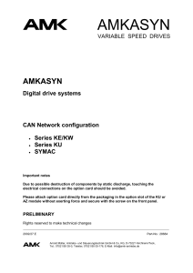 AMKASYN CAN Network Configuration Manual