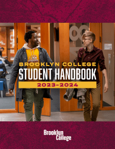 Brooklyn College Student Handbook 2023-2024