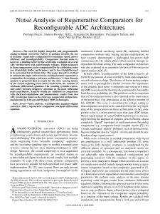 eetop.cn Noise Analysis of Regenerative Comparators for