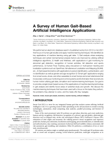 Human Gait Analysis with AI: A Survey